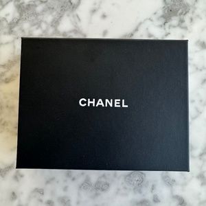 New Chanel SLG Small Leather Goods O Case Black Box Only